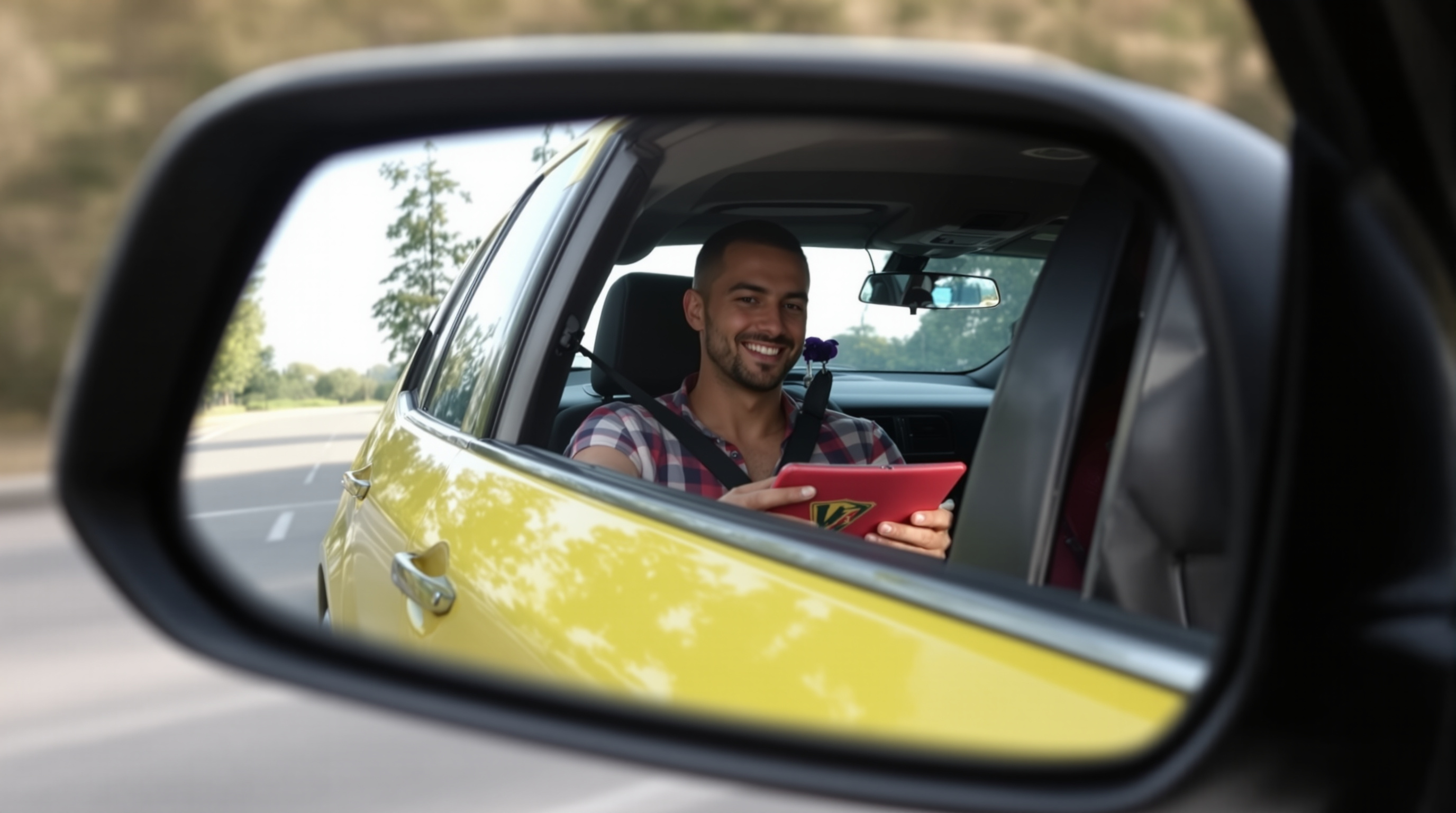 Conducteur débutant sur route